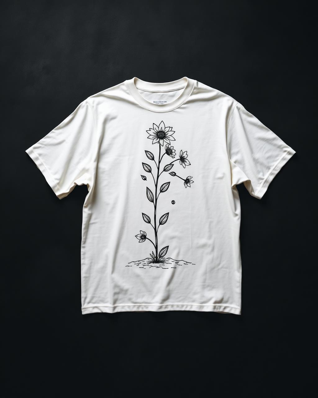 Concrete Bloom Tee